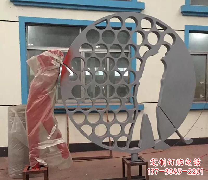 宁夏精致现代风格不锈钢高尔夫雕塑