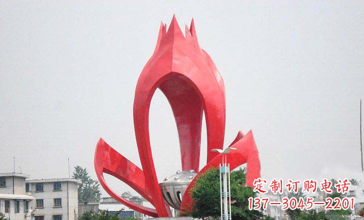 宁夏中领雕塑:莲蓬雕塑,营造神秘艺术气息