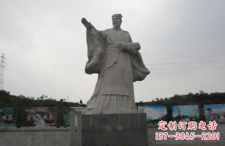 宁夏高级大理石商鞅雕塑,传承古老文化