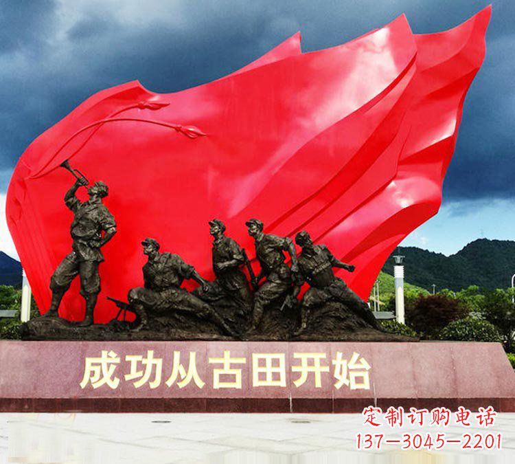 宁夏专业打造精美战士铜雕