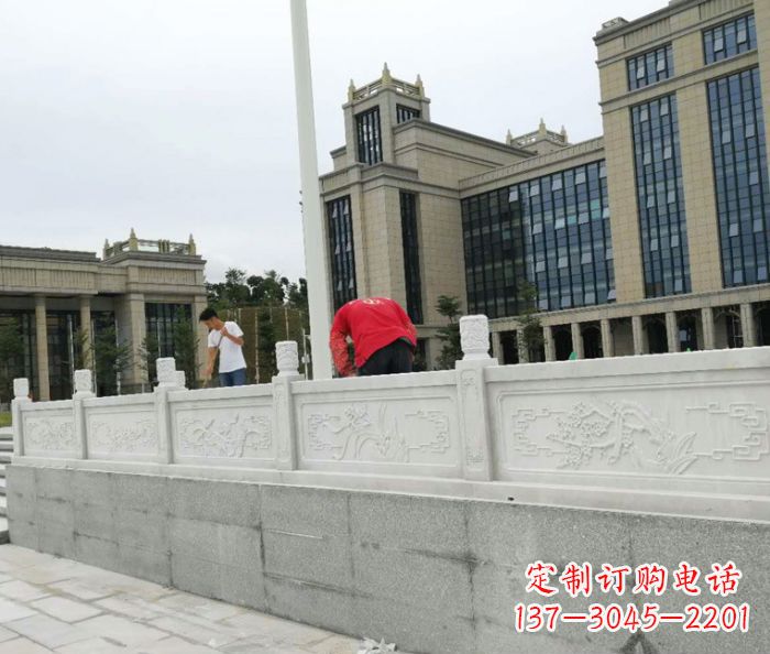 宁夏精美大理石栏板雕塑