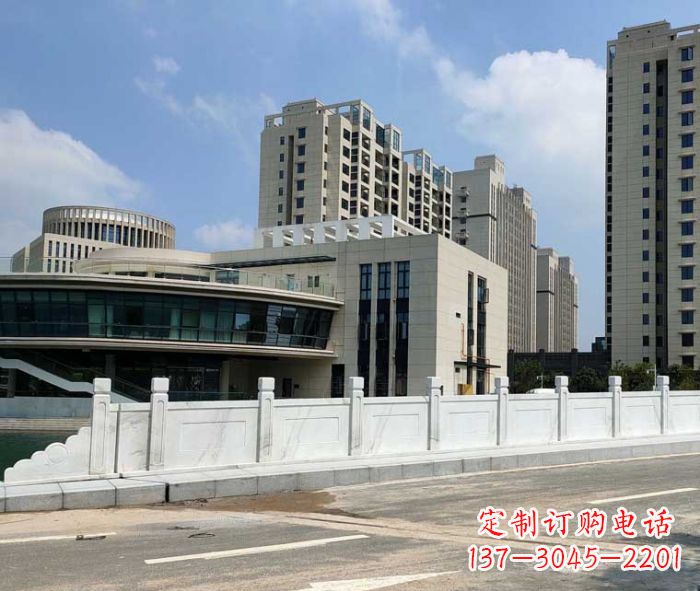 宁夏享受精美的广场景观大理石栏板雕塑