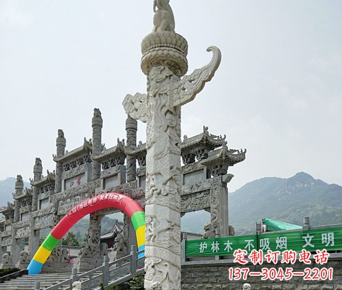 宁夏中领雕塑汉白玉华表石雕--专业的定制雕塑制作服务