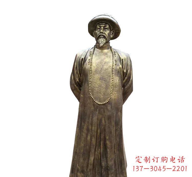 宁夏广场林则徐铜雕