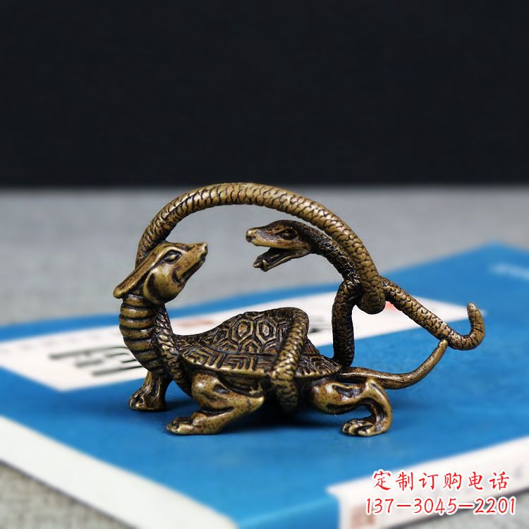 宁夏龟蛇神兽动物雕塑摆件