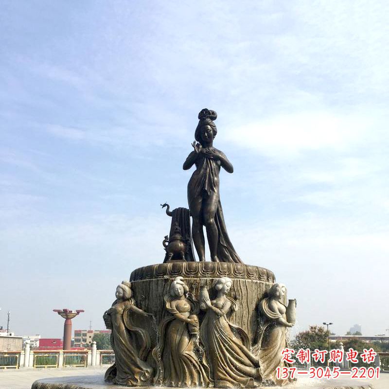 宁夏贵妃出浴景观雕塑,打造大象魅力