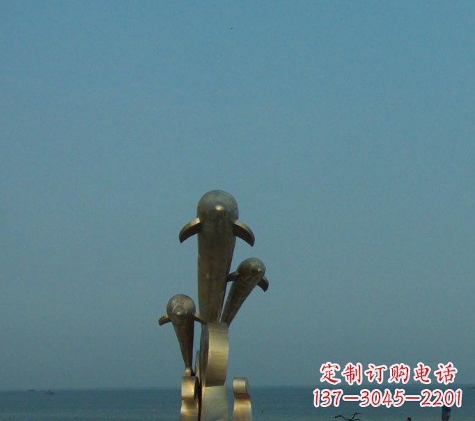 宁夏浪漫海豚艺术雕塑是中领雕塑为您量身定制的…