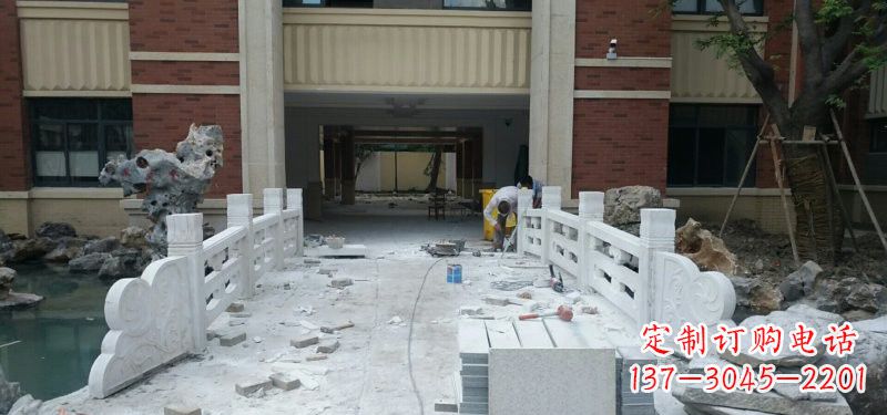 宁夏汉白玉栏板安装雕塑