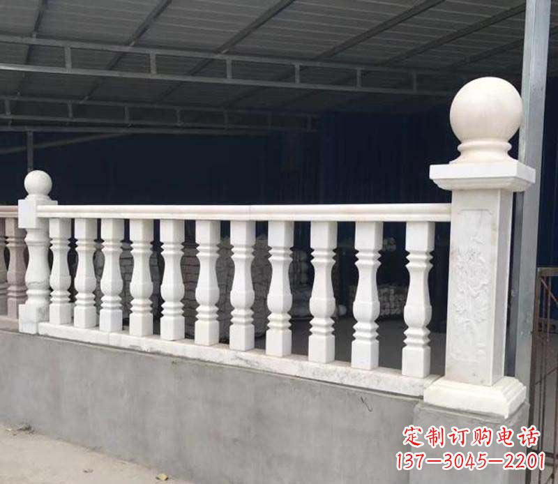 宁夏汉白玉栏杆景观雕塑