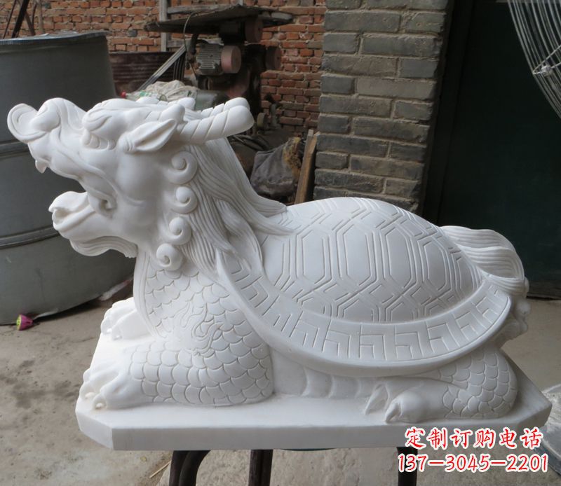 宁夏汉白玉龙龟雕塑公园景观