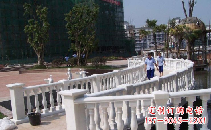宁夏美轮美奂的汉白玉欧式栏杆雕塑