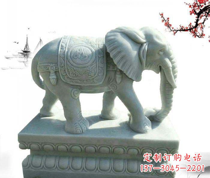 宁夏大象雕塑诠释华夏传统文化
