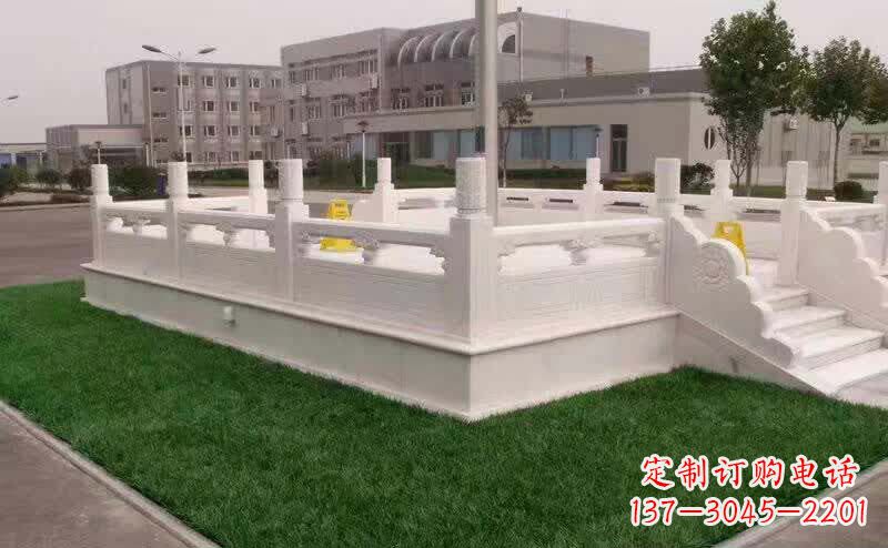 宁夏完美艺术——汉白玉升旗台雕塑