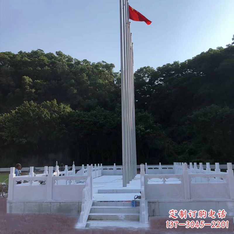 宁夏中领雕塑是一家专业定制汉白玉石雕国旗台的…