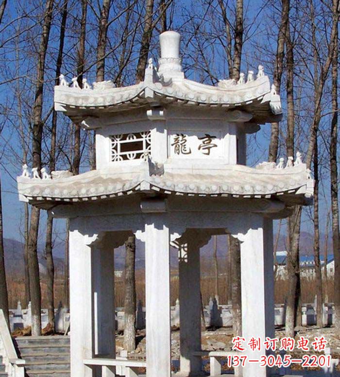 宁夏合肥双层石雕凉亭