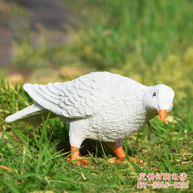 宁夏中领雕塑:传递和平与爱的和平鸽雕塑