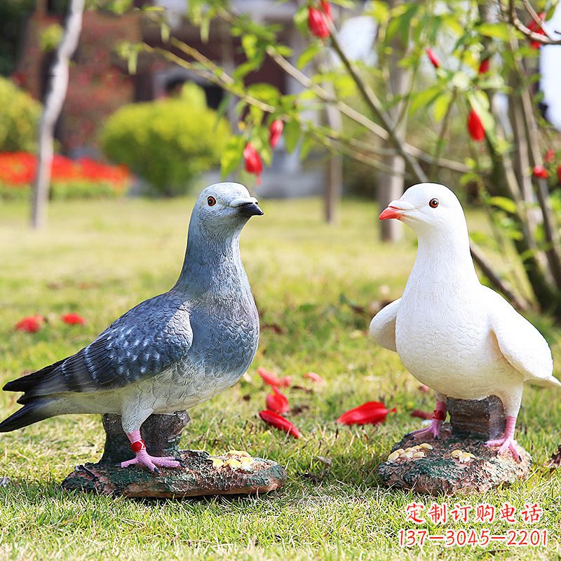 宁夏中领雕塑:精美和平鸽雕塑