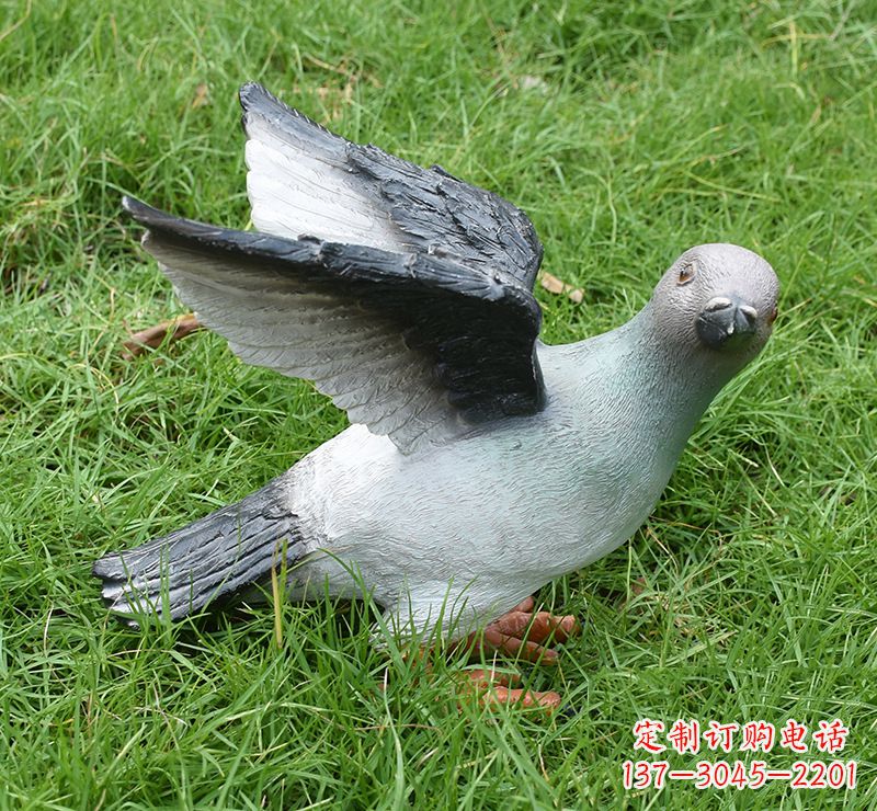 宁夏和平鸽雕塑:宣告世人的爱与和平