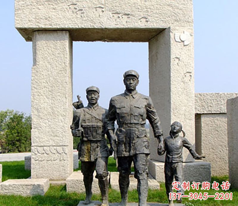 宁夏红军公园雕塑,精致而独特