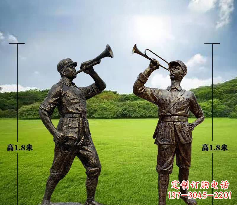 宁夏红色文化经典——红军铜雕