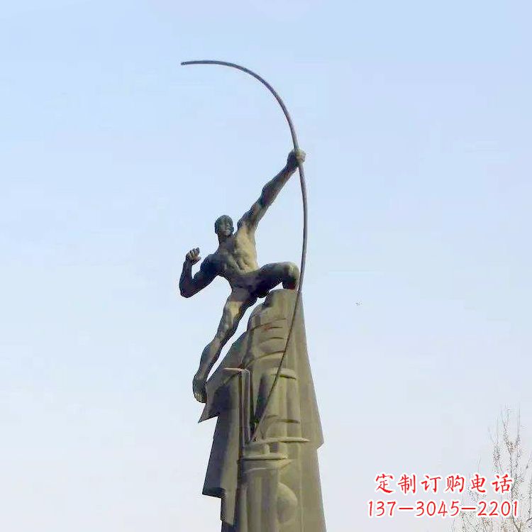 宁夏精美雕塑,品质保证——后羿雕塑