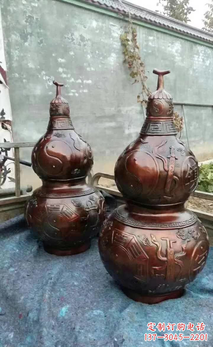 宁夏葫芦雕塑,精致艺术佳作