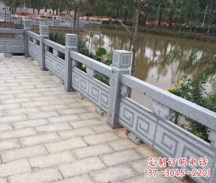宁夏中领雕塑护城河建筑石雕栏板