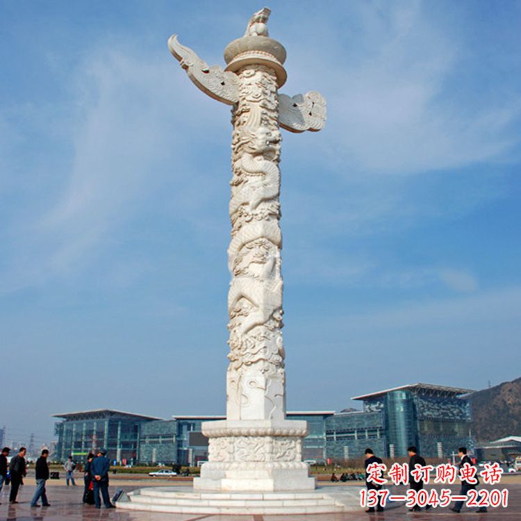 宁夏华表石柱子城市广场景观柱