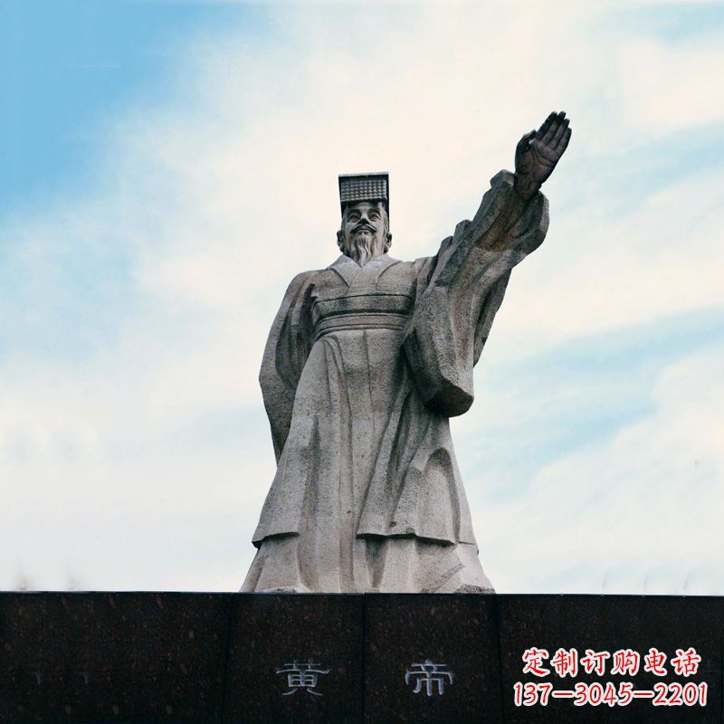 宁夏黄帝景观雕塑,高质感的传统工艺展示