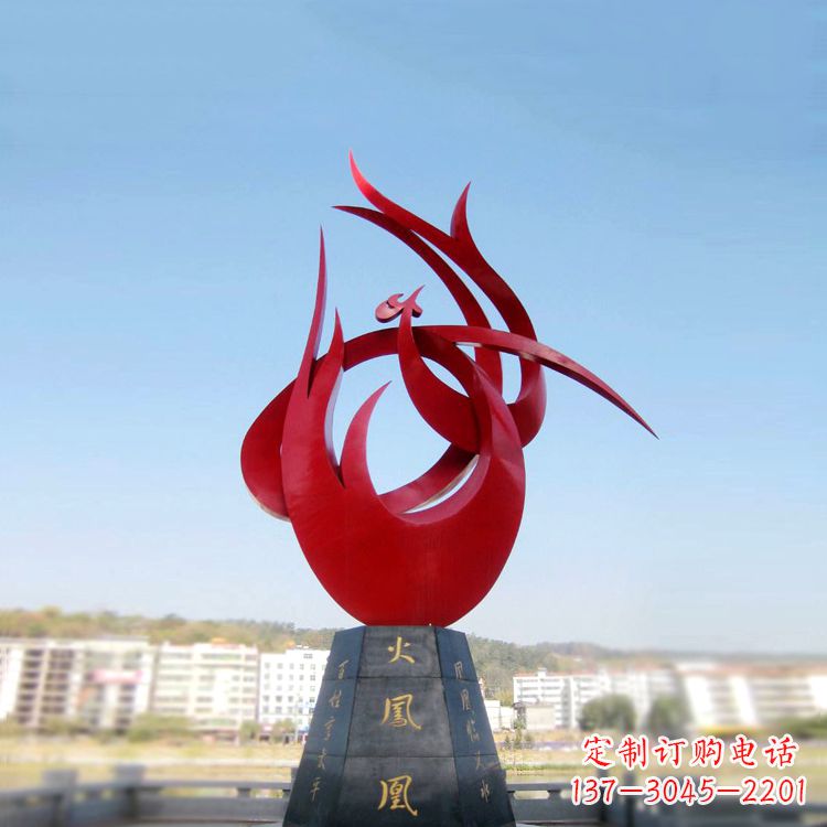 宁夏火凤凰不锈钢雕塑,凝聚精致,传递闪耀