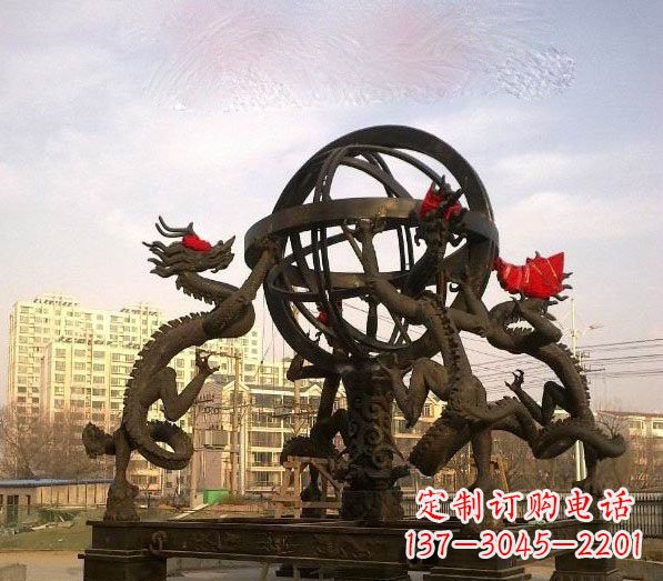 宁夏浑天仪铜雕:以精湛的手工雕刻出活生生的精美作品