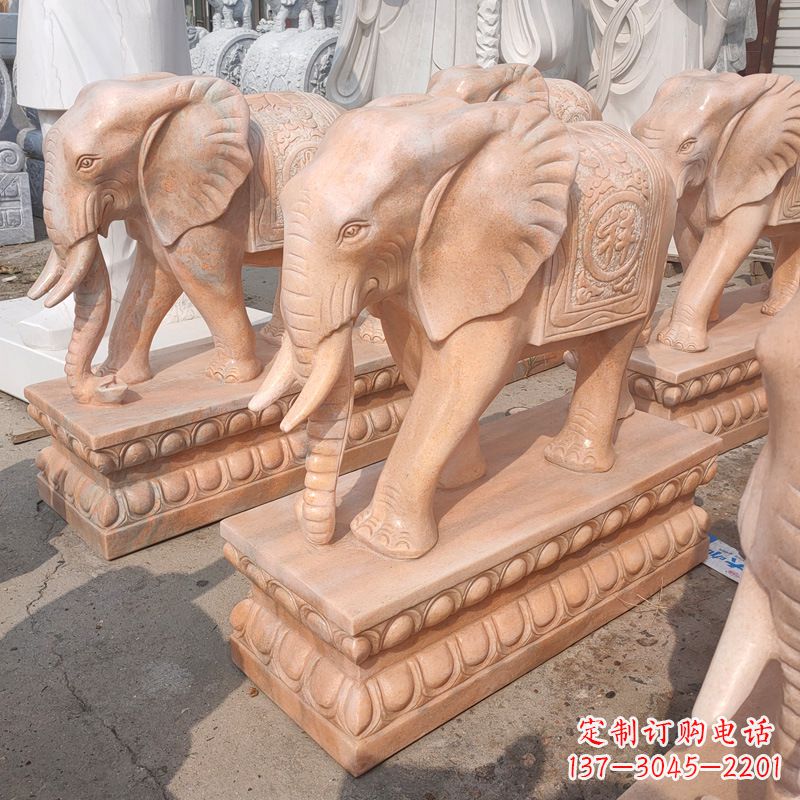 宁夏中领雕塑:大象雕塑吉祥如意
