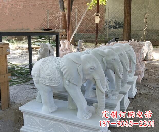 宁夏美轮美奂的大象雕塑