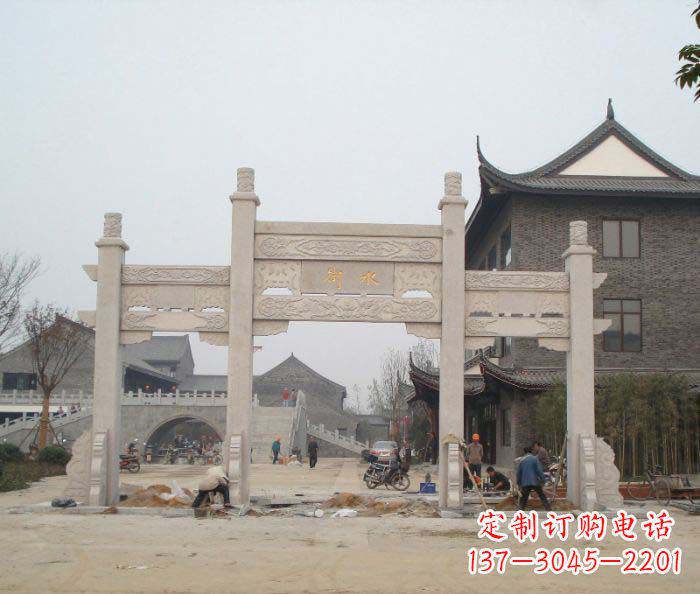 宁夏石雕牌楼,让您的城市充满活力!