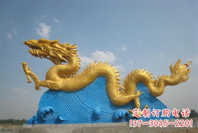 宁夏金雕之王——中领雕塑龙雕塑