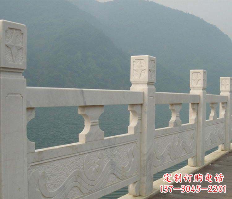 宁夏中领雕塑:景区大理石栏板石雕
