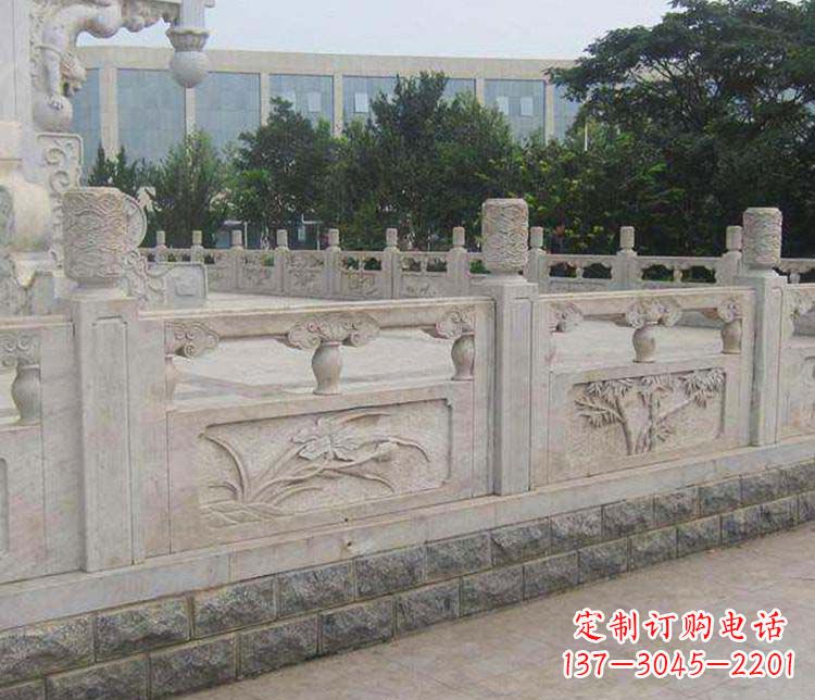 宁夏中领雕塑:精美石材栏板雕塑