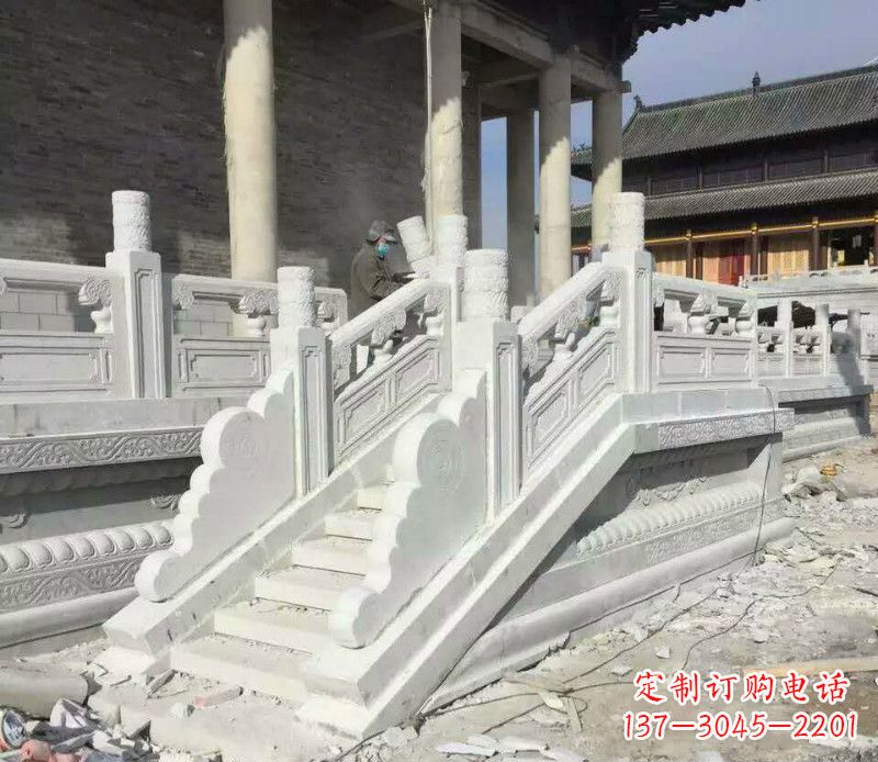 宁夏大理石栏板石雕,精美绝伦,让建筑锦上添花