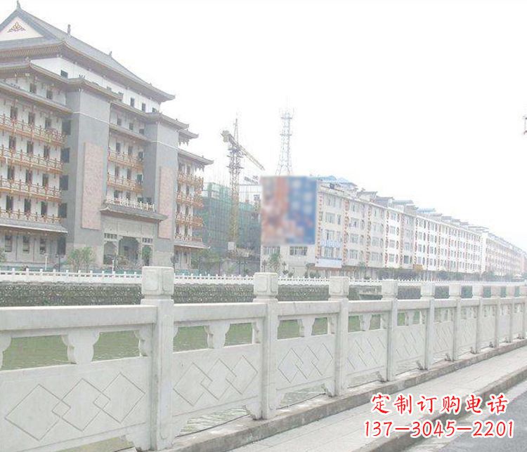 宁夏流光溢彩的大理石栏板石雕