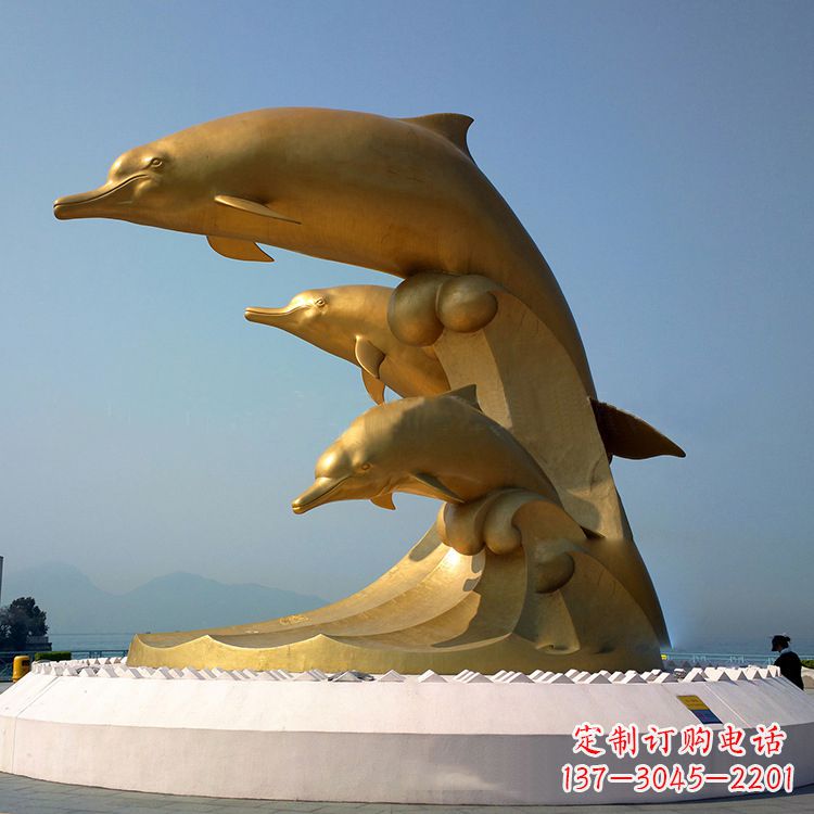 宁夏中领雕塑：海豚雕塑