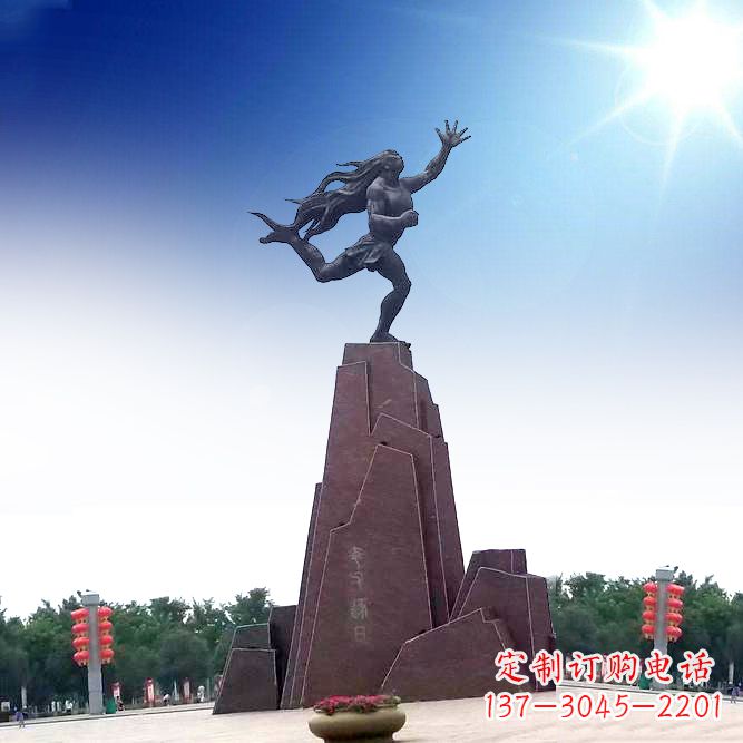 宁夏中领雕塑定制夸父雕塑