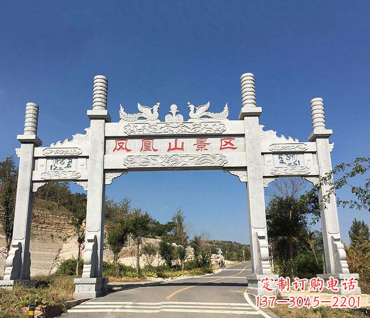 宁夏中领雕塑:高质量牌坊石雕