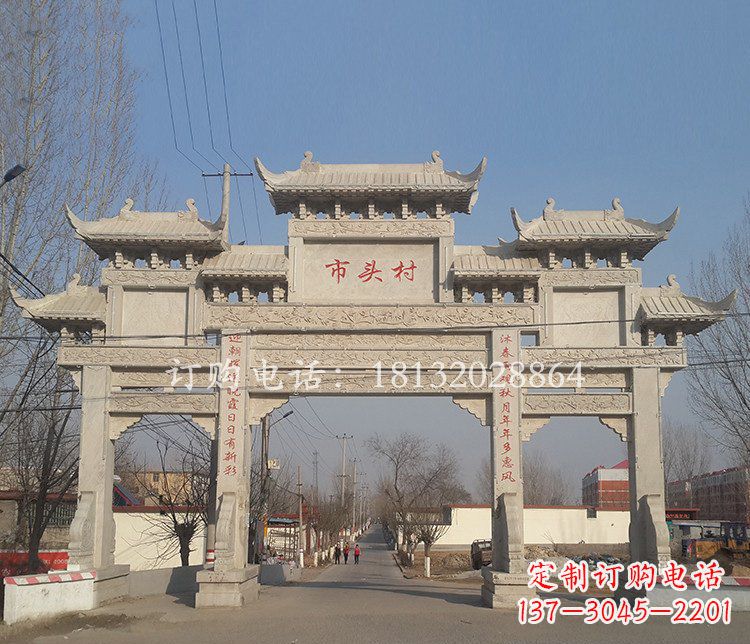 宁夏景区三门七楼石雕牌坊——精美绝伦的牌坊雕塑