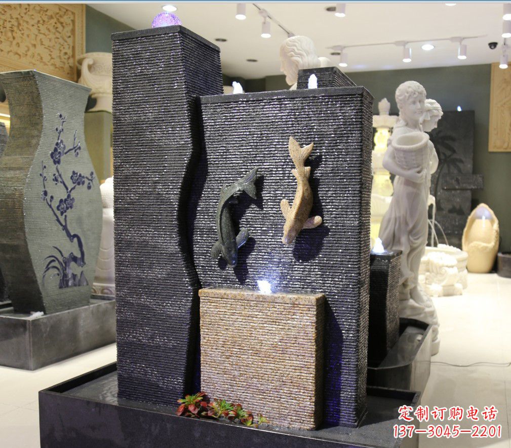 宁夏九龙太子石雕喷泉