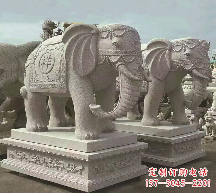 宁夏中领雕塑-大象雕塑定制