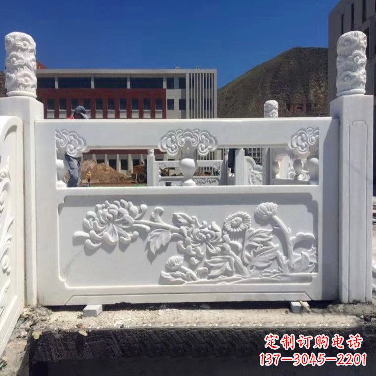宁夏菊花石雕栏板