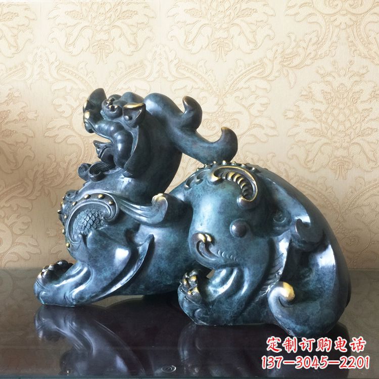 宁夏中领雕塑貔貅雕塑——象征着福祉和吉祥