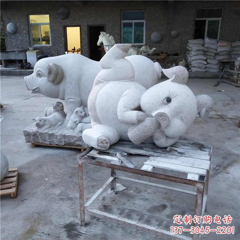 宁夏精致大理石动物雕塑