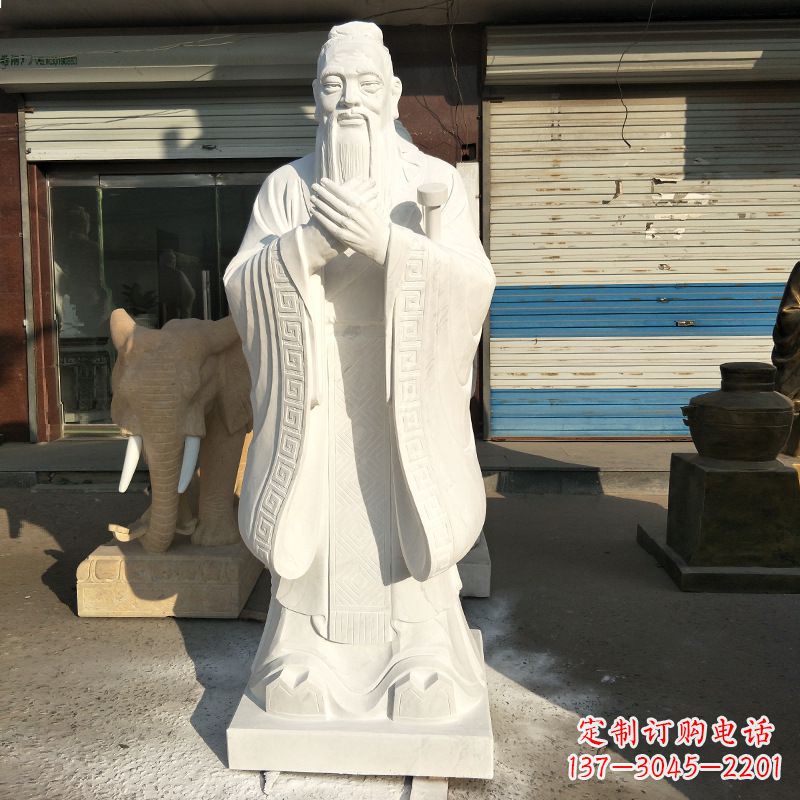 宁夏孔子雕塑--中领雕塑定制