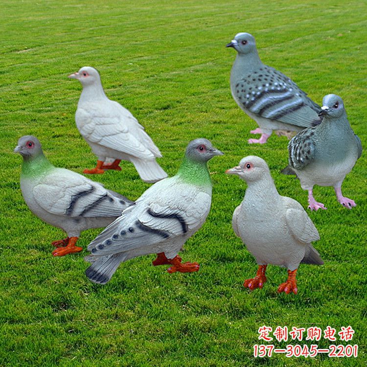 宁夏兰州和平鸽雕塑